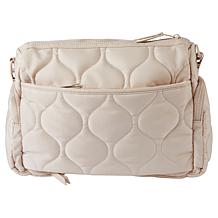 "As Is" Samantha Brown To-Go Quilted Cargo Crossbody