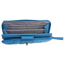 "As Is" Samantha Brown To-Go RFID Turn Lock Quilted Wallet