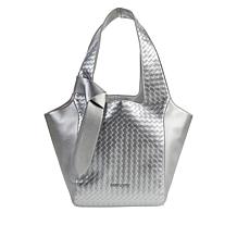 "As Is" Sassy Jones CiCi Woven Tote with Removable Tie