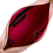 "As Is" Sharif Legacy Hologram Croc Leather Crossbody Bag
