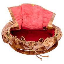 "As Is" Sharif Legacy Leather Flap Handbag with Hang Lock