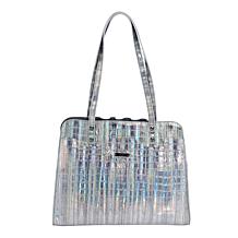 "As Is" Sharif Legacy Museum Cougar Head Croc Leather Shopper