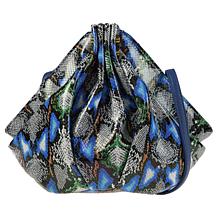 "As Is" Sharif Legacy Museum Leather Dumpling-Shape Crossbody Bag