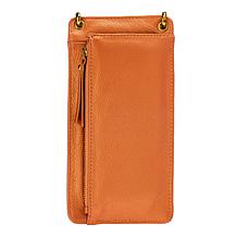"As Is" Sharif Legacy Pearlized Leather Crossbody Bag
