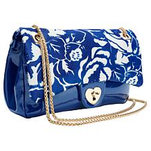 "As Is" Sharif Legacy Printed Haircalf Crossbody with Heart Turnlock