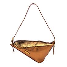 "As Is" Sharif Legacy Shark Tooth Leather Crossbody Bag