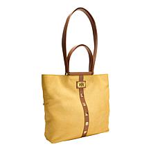 As Is Sharif Legacy Stingray Leather Double Handle Tote