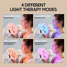 "As Is" Sharper Image Revel LED Light Therapy Face Mask