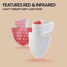 "As Is" Sharper Image Revel LED Light Therapy Neck & Décolletage Mask