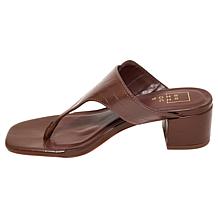 "As Is" SHUSHOP® Elodie Buckle Thong Sandal