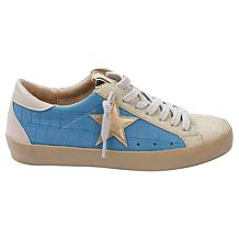 "As Is" SHUSHOP PAMELA Croc-Embossed Everyday Star Sneaker