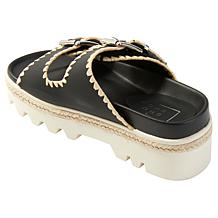 "As Is" ShuShop Shoes Laura Platform w/Buckle Detail