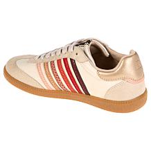 "As Is" SHUSHOP Steffie Striped Lace-Up Fashion Sneaker