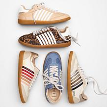 "As Is" SHUSHOP Steffie Striped Lace-Up Fashion Sneaker