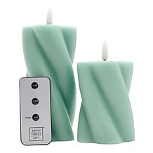 "As Is" South Street Loft Set of 2 LED Candles with Remote