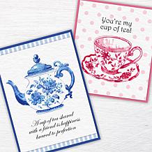 "As Is" Stamps By Me Time for Tea and Slice of Joy Card-Making Kit