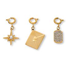 "As Is" Stately Steel Boxed 12-piece Jewelry Wardrobe Set