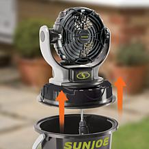 "As Is" Sun Joe 24-Volt Rotating Fan with Misting Feature