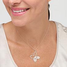 "As Is" Tanya Moss Strling Silvr Papel Picado Buttrfly Pendnt w/ Chain