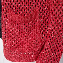 "As Is" TowerHill by Christie Brinkley Crochet Shrug