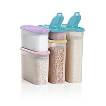 "As Is" Tupperware® 10-piece Super Oval Modular Mates Dry Storage Set