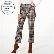 "As Is" TWRHLL by Christie Brinkley Kick Flare Pull-On Crop Pant