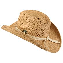"As Is" TWRHLL by Christie Brinkley Western Straw Hat