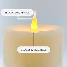 "As Is" Unmatched Flameless Candles - Set of 3