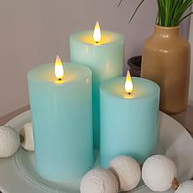 "As Is" Unmatched Flameless Candles - Set of 3