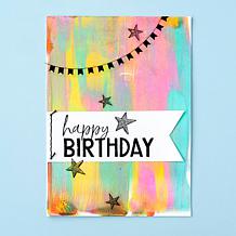 "As Is" Vicki Boutin Mixed Media Gel Plate Card Kit