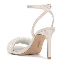 "As Is" Vince Camuto Arleem Beaded Heeled Dress Sandal