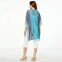 "As Is" Vince Camuto Ombre Open Knit Topper