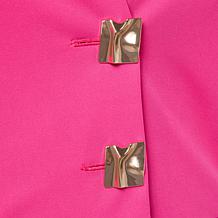 "As Is" Vivica A. Fox Collection Blazer with Lace Sleeves