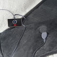 "As Is" Warm & Cozy Plush to Sherpa Heated Blanket - King