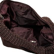 "As Is" Wildflower Crochet Hobo Shoulder Bag