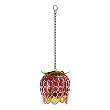 "As Is" Wind & Weather 3-in-1 LED Solar Jeweled Tulip Lantern
