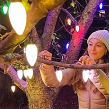 "As Is" Winter Lane Oversized C9 20-Piece String Lights with Remote