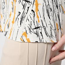 "As Is" WynneCollection Long-Sleeve Jersey Knit V-Neck Top