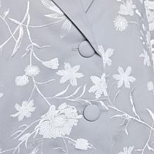 "As Is" WynneCollection Matte Sequin-Embellished Twill Jacket