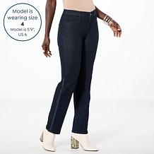 "As Is" WynneDenim Convertible Straight/Flare Leg Jean