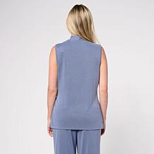 "As Is" WynneLayers Asymmetric Draped Sleeveless Top