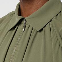"As Is" WynneLayers Chiffon Blouson Jacket