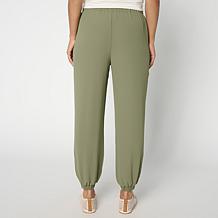 "As Is" WynneLayers Chiffon Overlay Knit Jogger