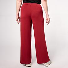 As Is WynneLayers Cloud Knit Pintuck Front Pull-On Pant