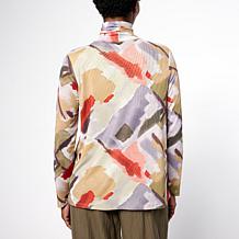 "As Is" WynneLayers Mesh Knit Turtleneck Top