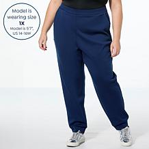 "As Is" WynneLayers Smooth Operator Scuba Knit Slim Jogger