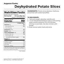Augason Farms 17oz Dehydrated Potato Slices - 18 Servings