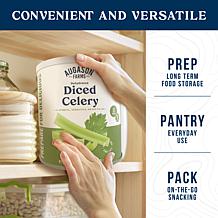Augason Farms 1lb 2oz Dehydrated Cross Cut Celery - 36 Servings
