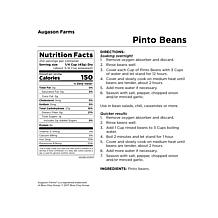 Augason Farms 24lb Pinto Beans- 253 Servings