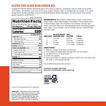 Augason Farms 46oz Black Bean Burger Mix - 38 Servings
